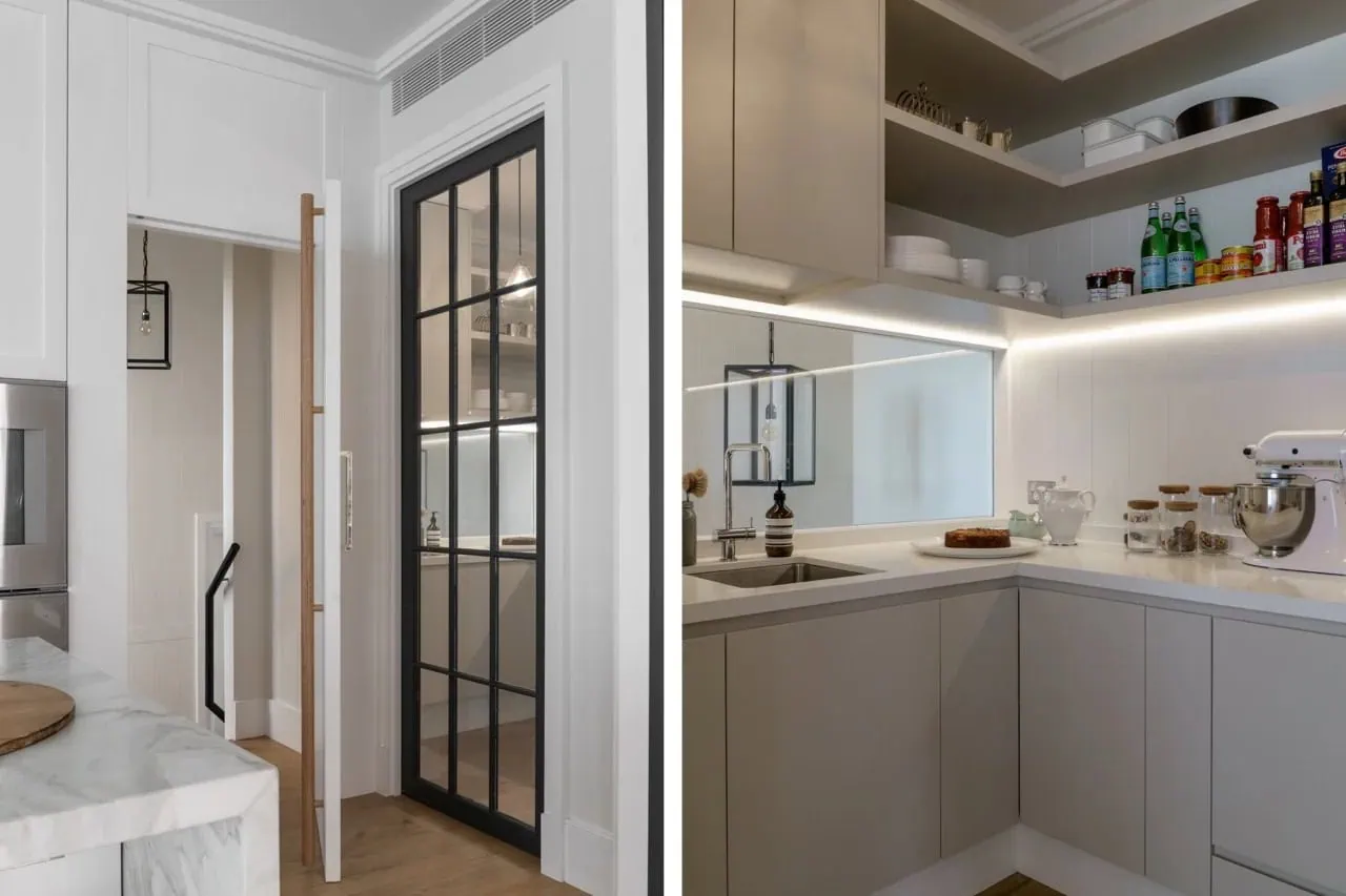 Luxury custom home building interior kitchen